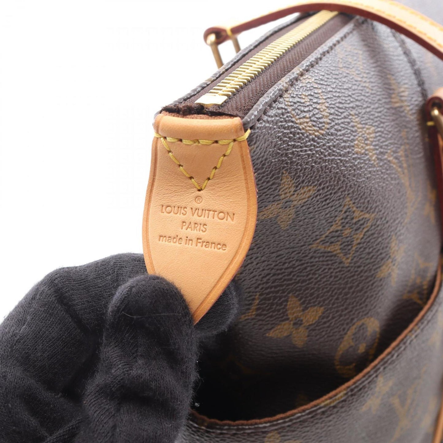 Louis Vuitton Coated Canvas Brown Tote Bags
