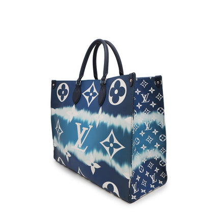 Louis Vuitton Monogram Canvas Blue Tote Bags