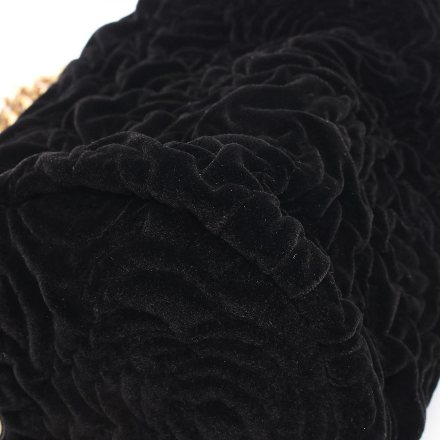 Chanel Velvet Black Shoulder Bags