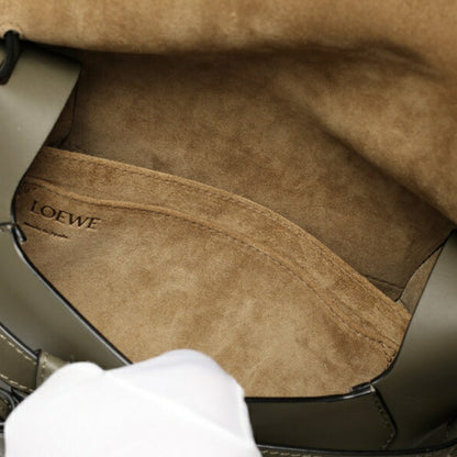 Loewe Woven Fabric Green Shoulder Bags