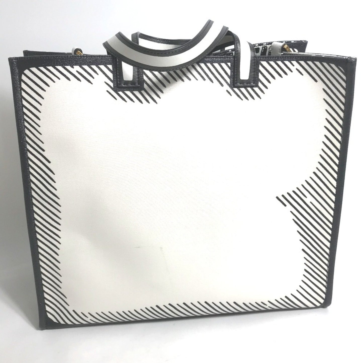 Fendi Coated Canvas Black Handbags