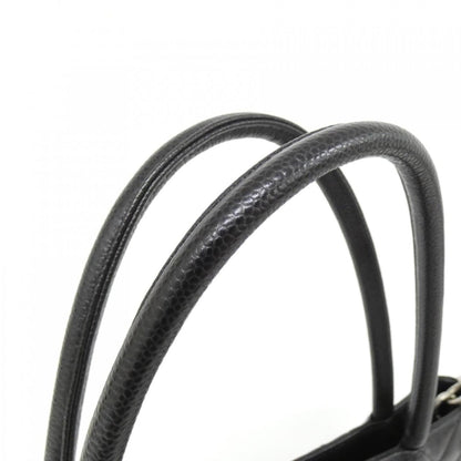 Chanel Calfskin Black Handbags