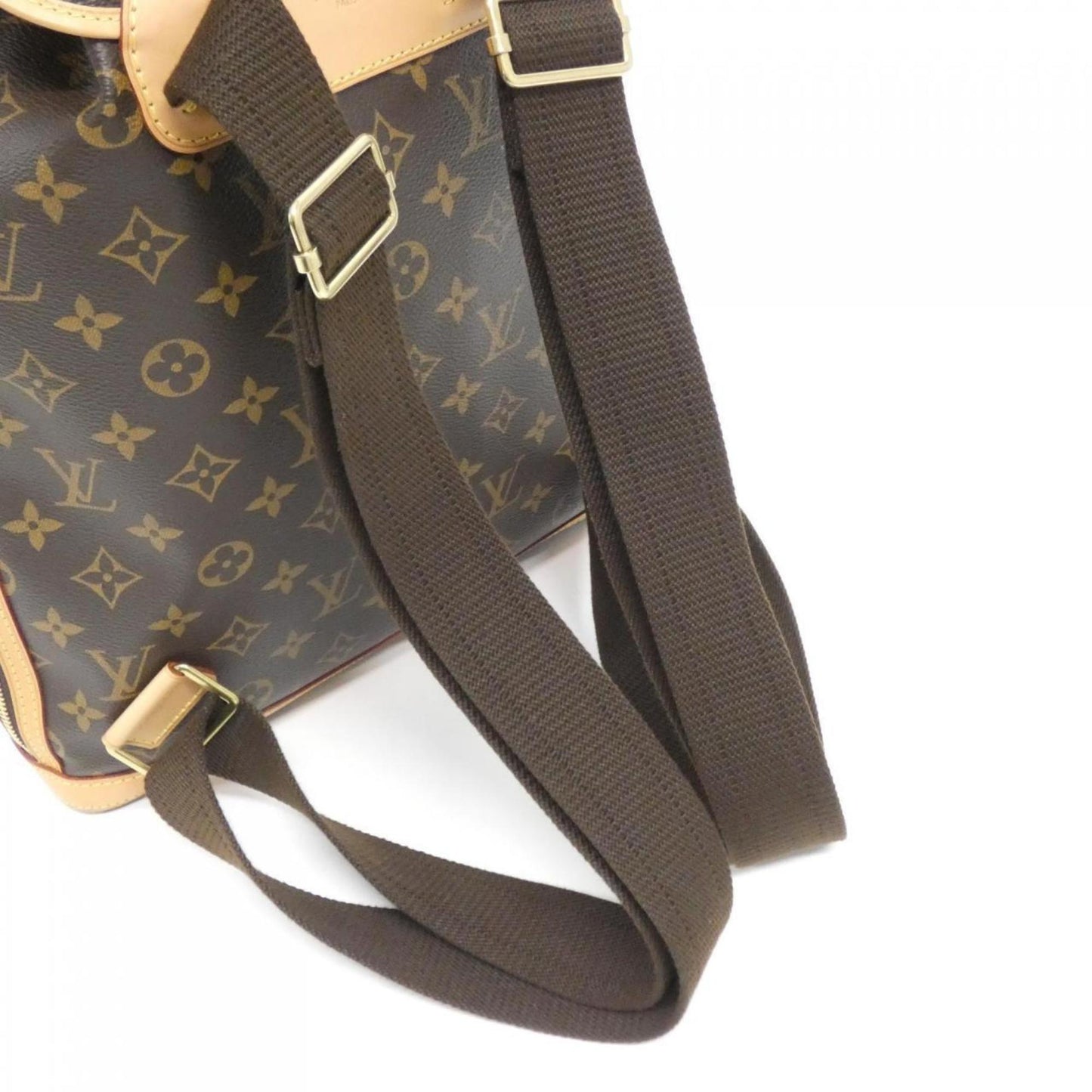 Louis Vuitton Coated Canvas Brown Backpacks