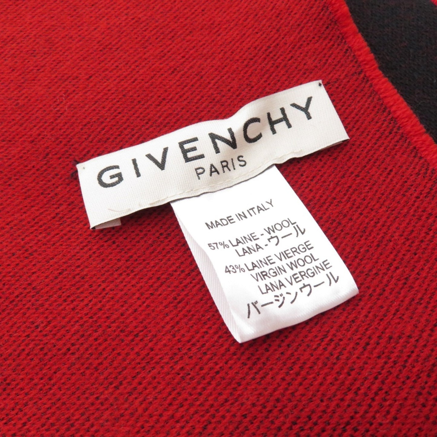 Givenchy Wool Black Scarves