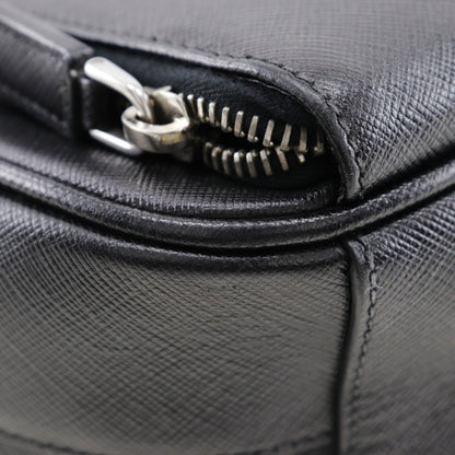 Prada Glossy Material Black Shoulder Bags