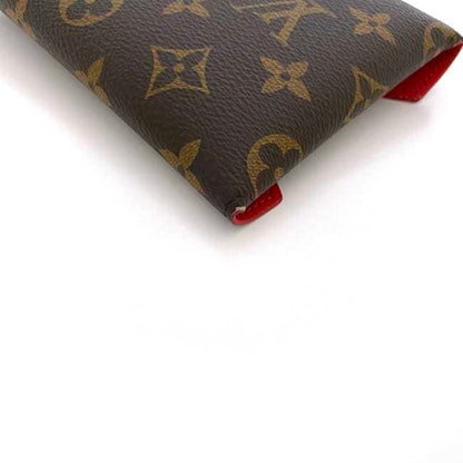 Louis Vuitton Monogram Canvas Red Clutch Bags