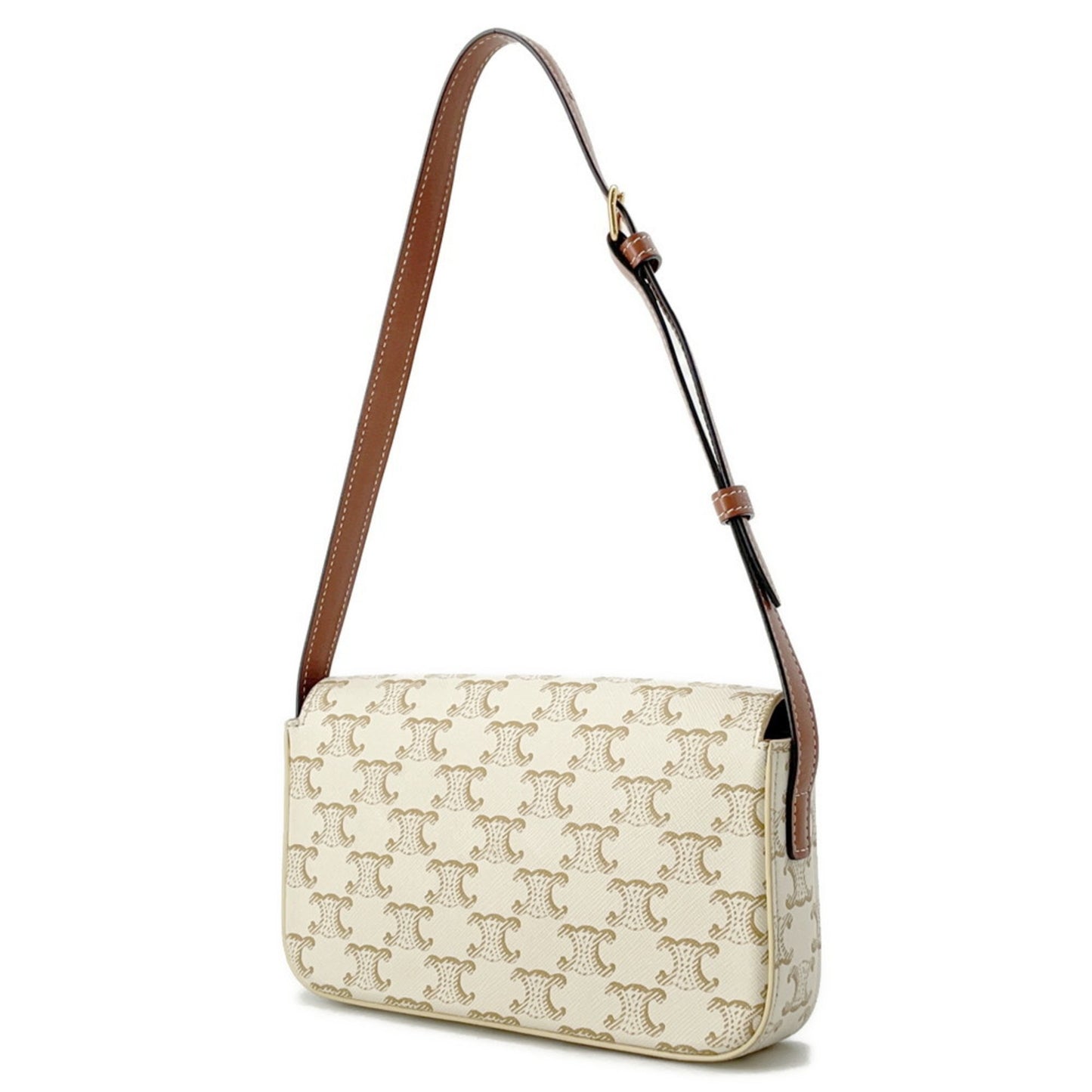 Celine Pvc White Shoulder Bags