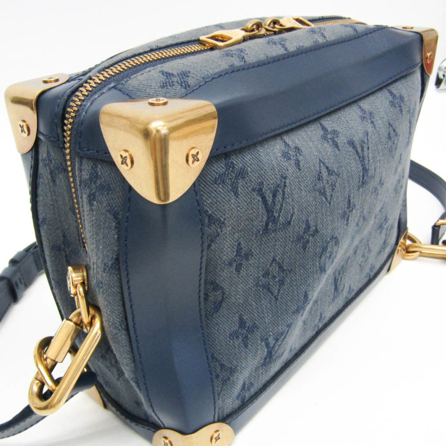 Louis Vuitton Monogram Canvas Blue Shoulder Bags