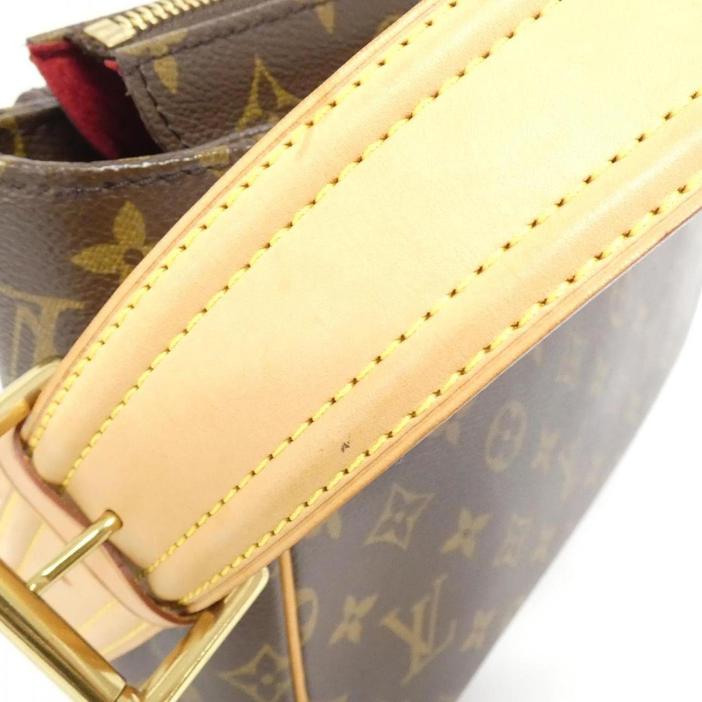 Louis Vuitton Coated Canvas Brown Shoulder Bags