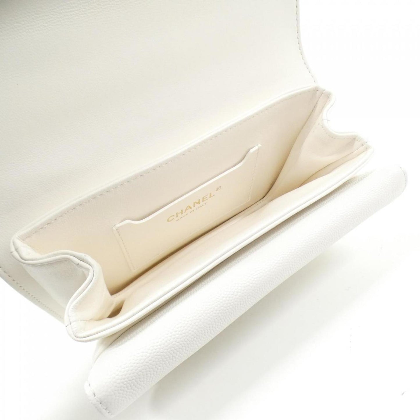 Chanel Calfskin White Handbags
