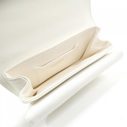 Chanel Calfskin White Handbags