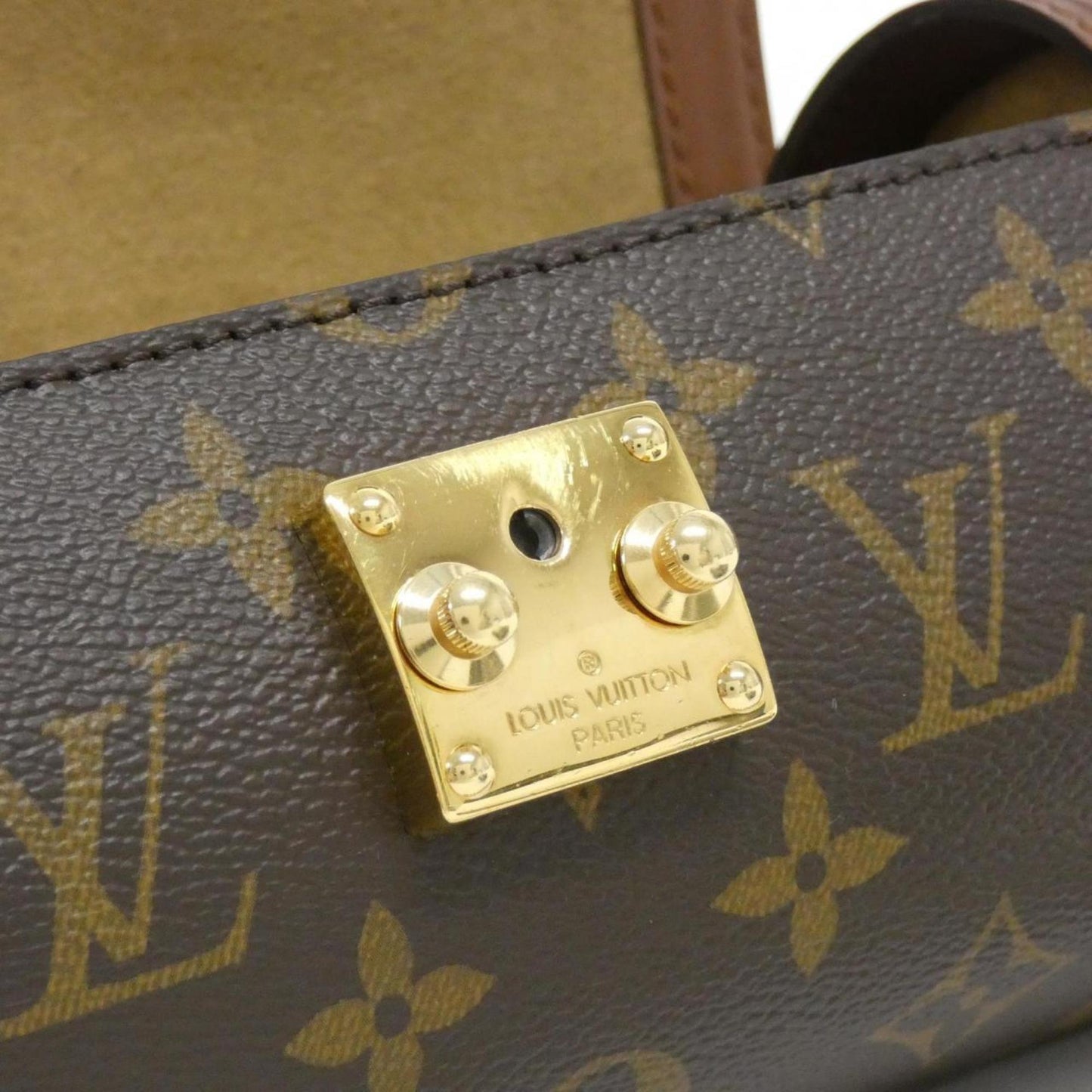 Louis Vuitton Coated Canvas Brown Shoulder Bags