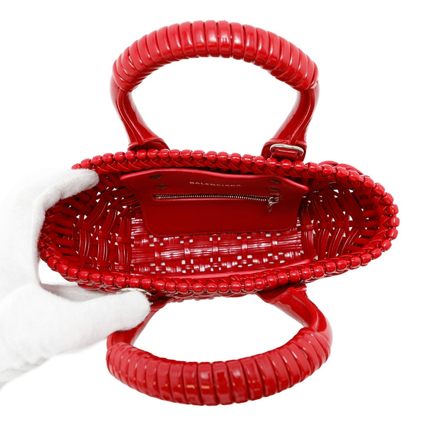 Balenciaga Patent Red Handbags