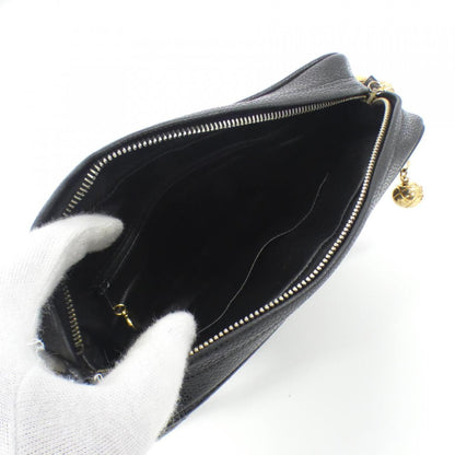 Chanel Calfskin Black Shoulder Bags