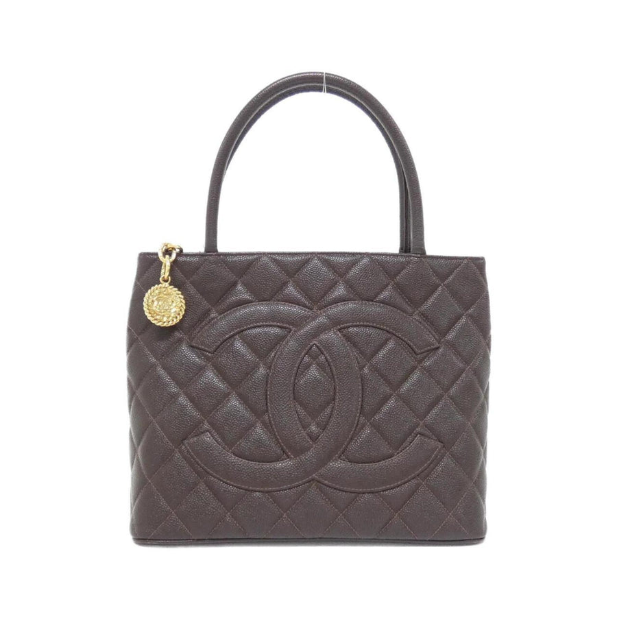 Chanel Calfskin Brown Handbags