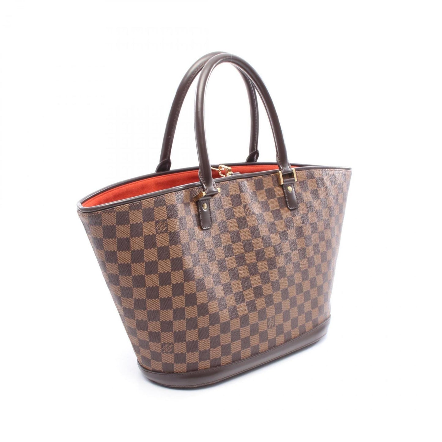 Louis Vuitton Coated Canvas Brown Handbags