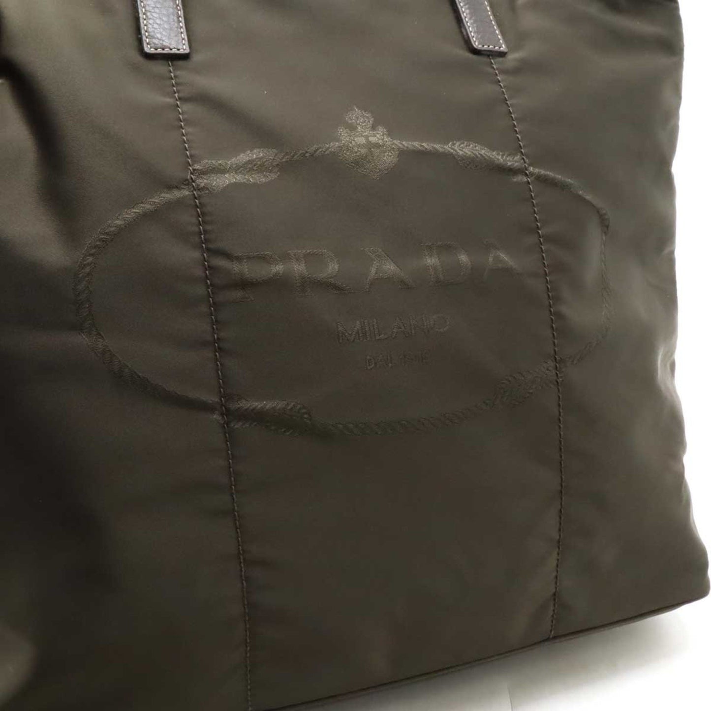 Prada Nylon Green Shoulder Bags
