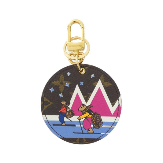 Louis Vuitton Canvas Brown Key Rings
