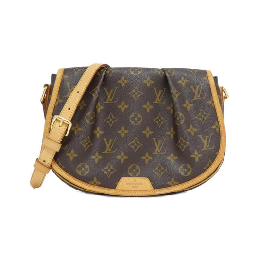 Louis Vuitton Coated Canvas Brown Shoulder Bags