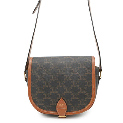 Celine Pvc Brown Shoulder Bags