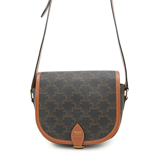 Celine Pvc Brown Shoulder Bags
