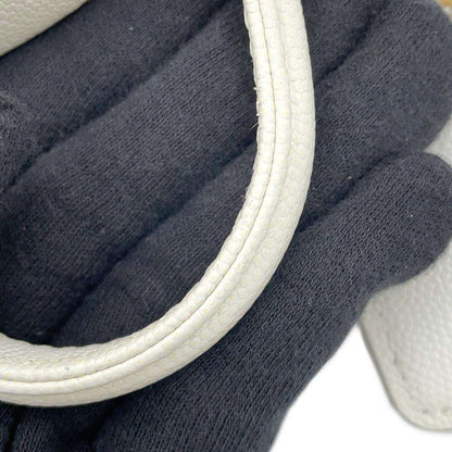 Chanel Calfskin White Shoulder Bags