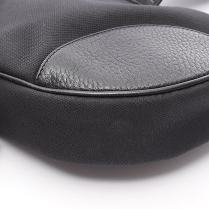 Bvlgari Canvas Black Shoulder Bags