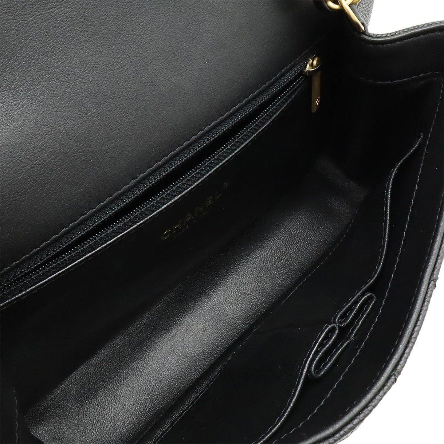 Chanel Calfskin Black Shoulder Bags