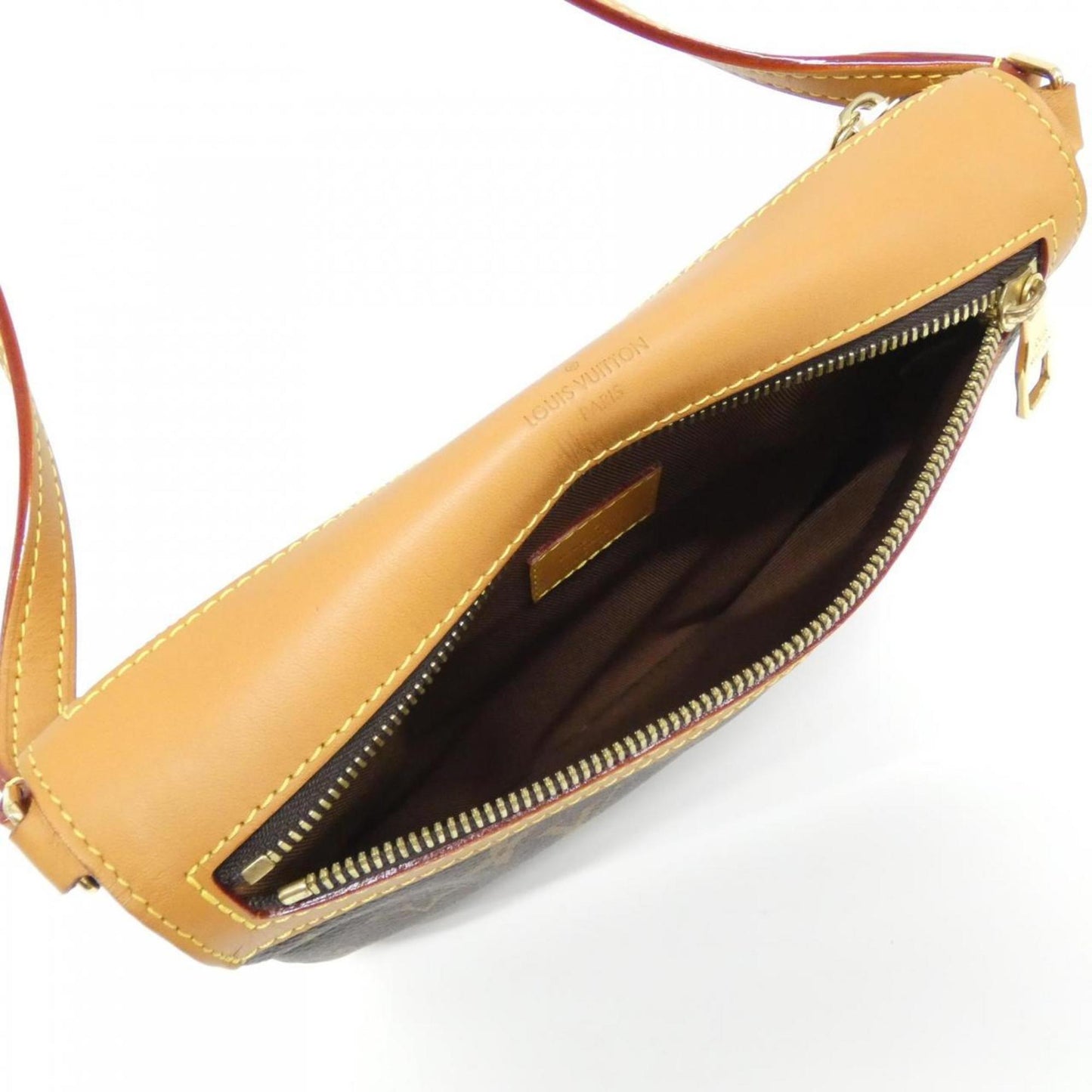 Louis Vuitton Coated Canvas Brown Shoulder Bags