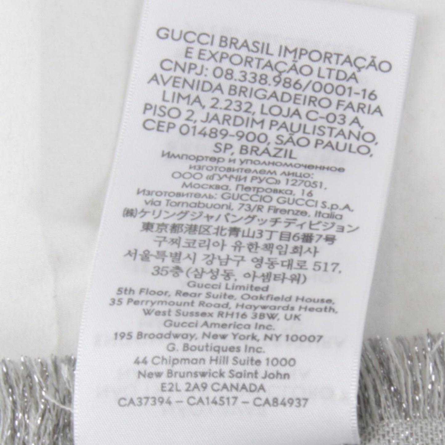 Gucci Wool White Scarves