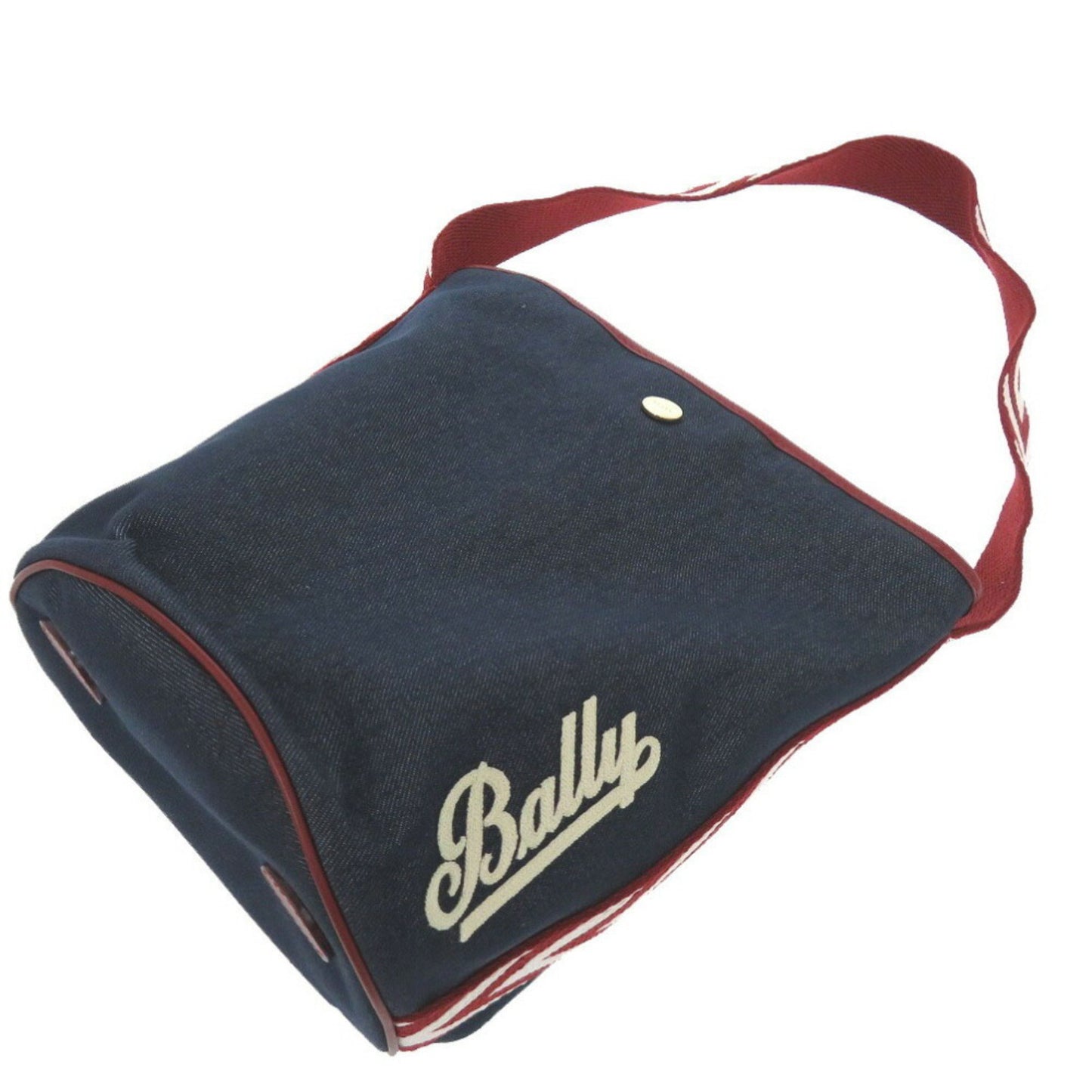 Bally Canvas Red Shoulder Bags