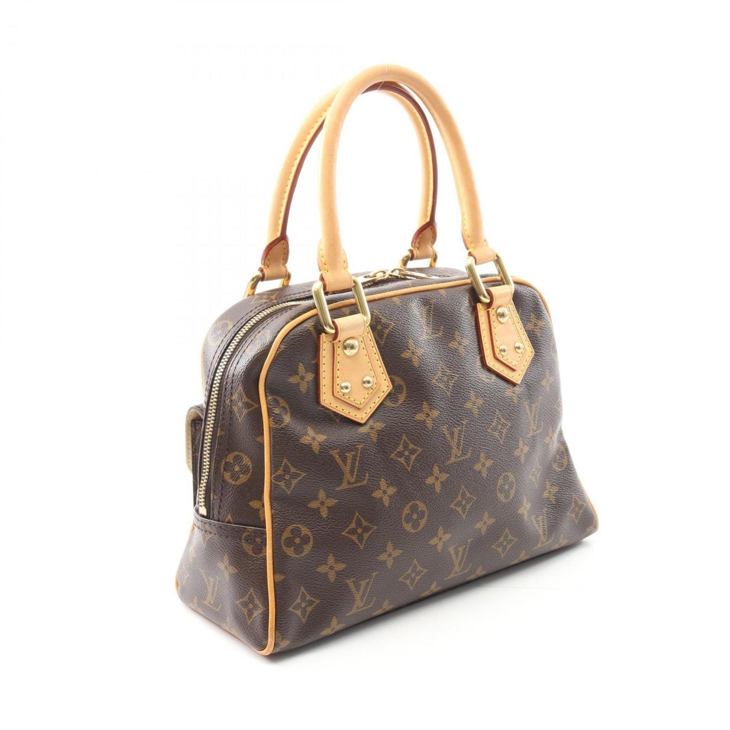 Louis Vuitton Coated Canvas Brown Handbags