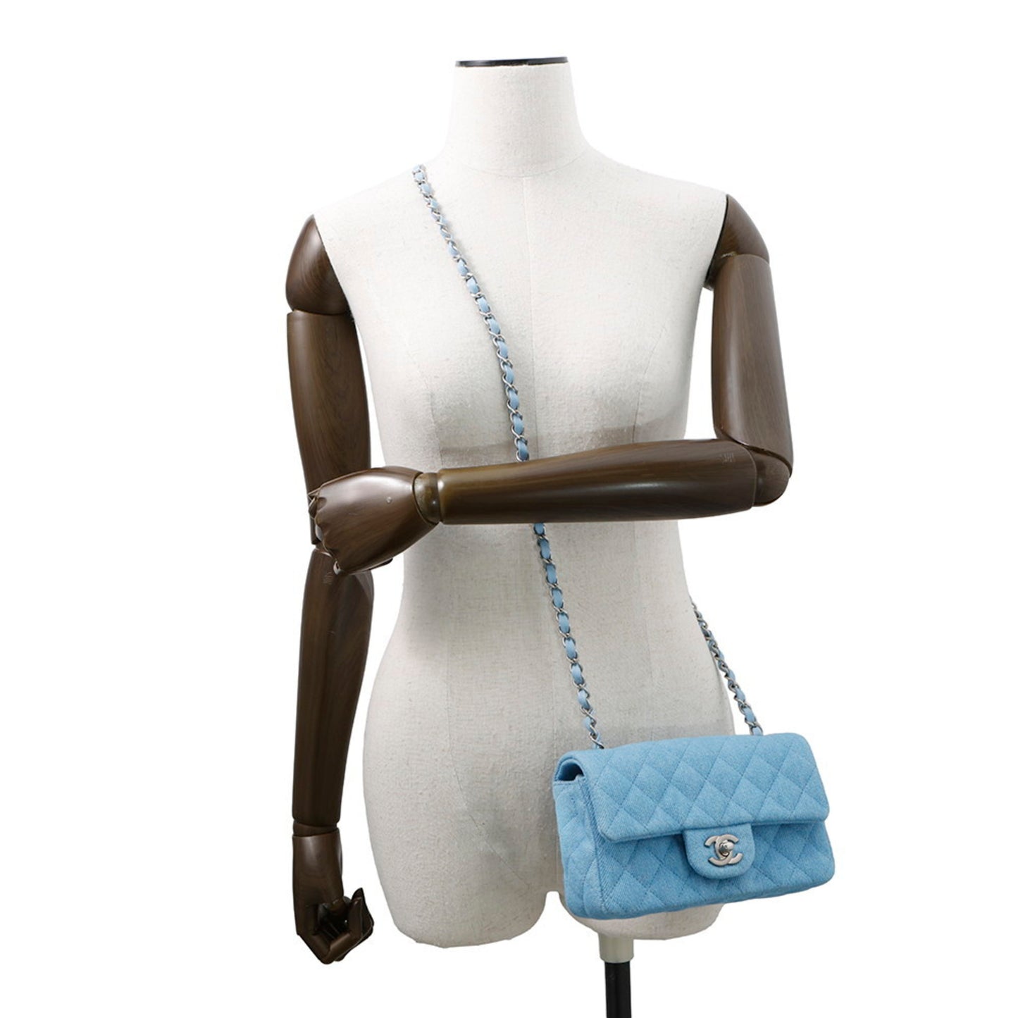 Chanel Denim Blue Shoulder Bags