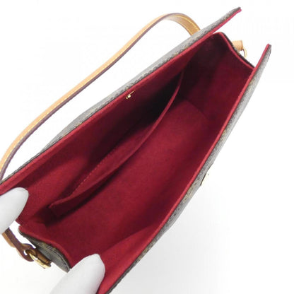 Louis Vuitton Coated Canvas Brown Handbags