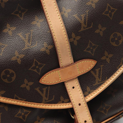 Louis Vuitton Coated Canvas Brown Shoulder Bags