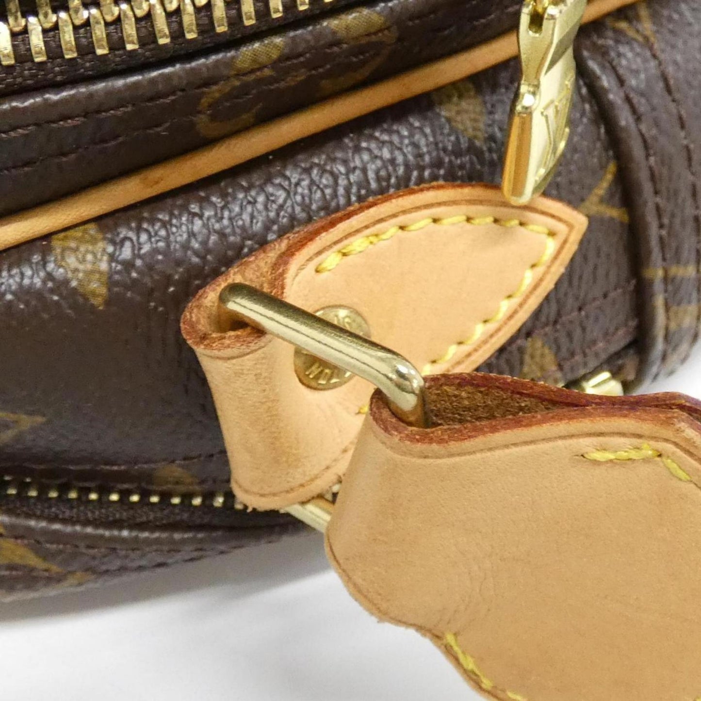 Louis Vuitton Coated Canvas Brown Shoulder Bags