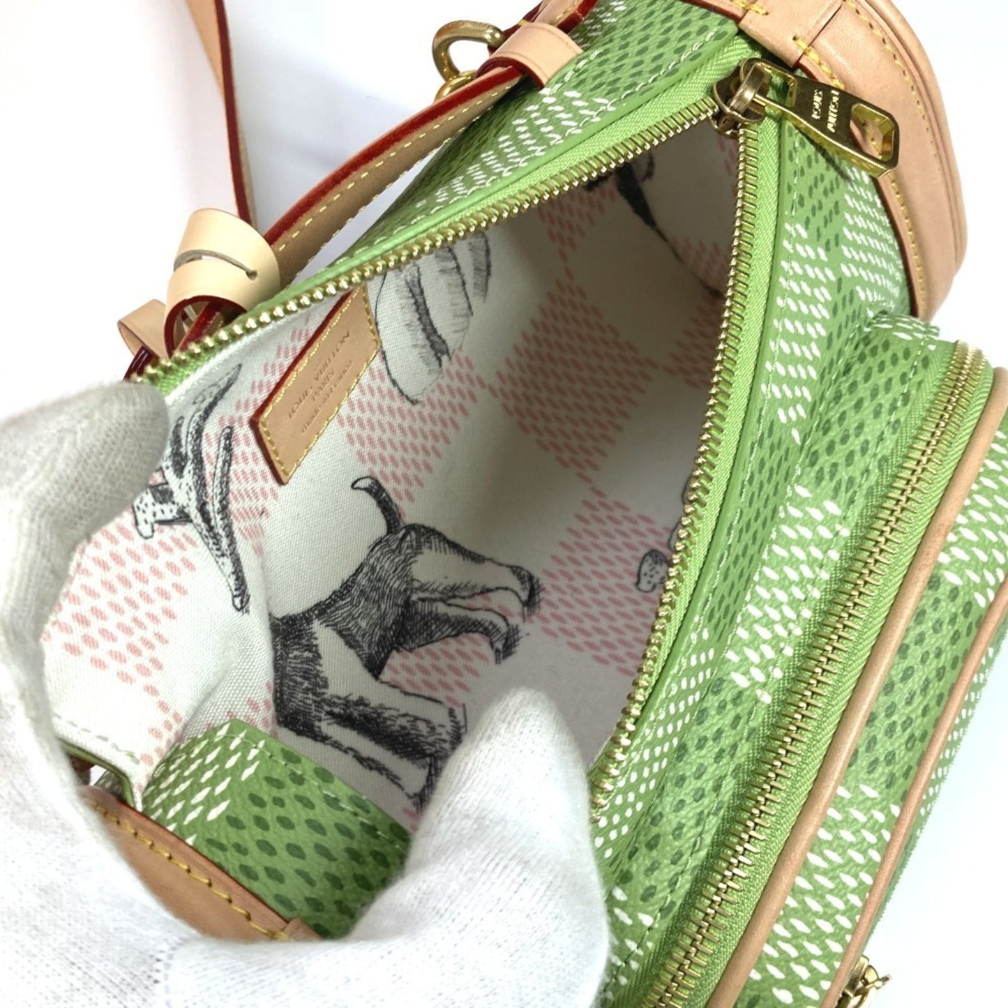 Louis Vuitton Canvas Green Handbags