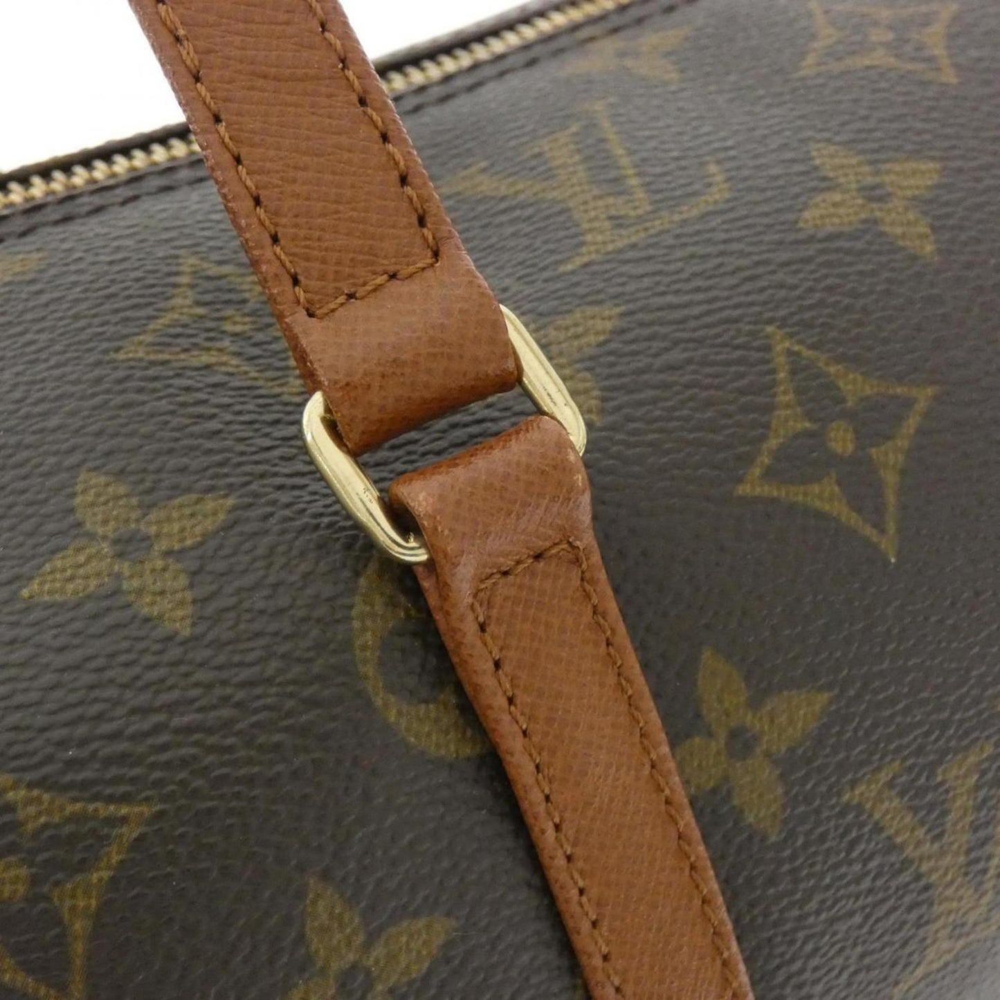 Louis Vuitton Coated Canvas Brown Handbags