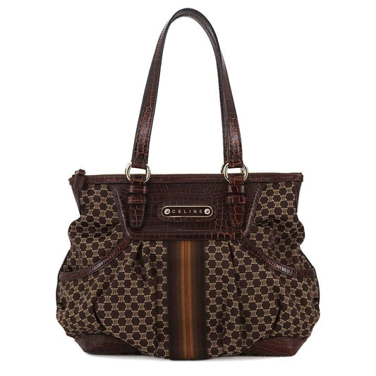 Celine Canvas Brown Handbags