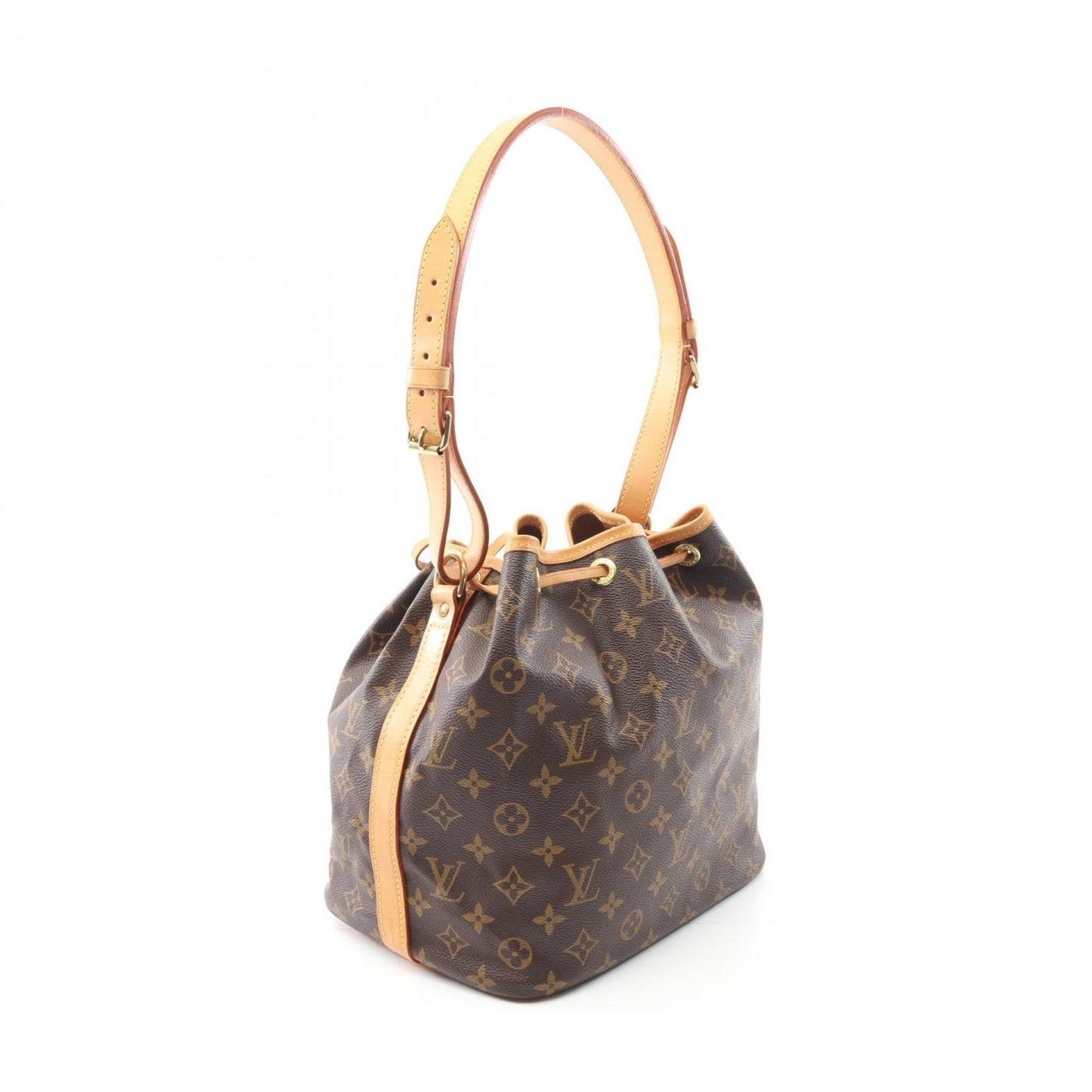 Louis Vuitton Coated Canvas Brown Shoulder Bags