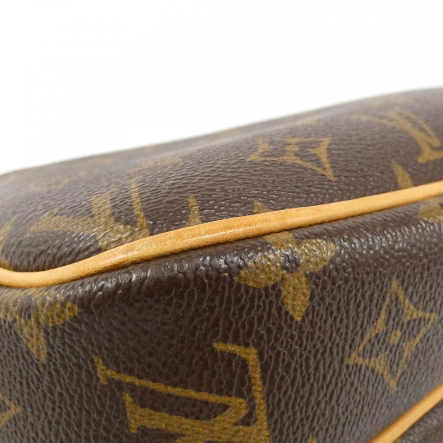 Louis Vuitton Coated Canvas Brown Shoulder Bags
