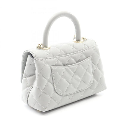 Chanel Calfskin Gray Handbags