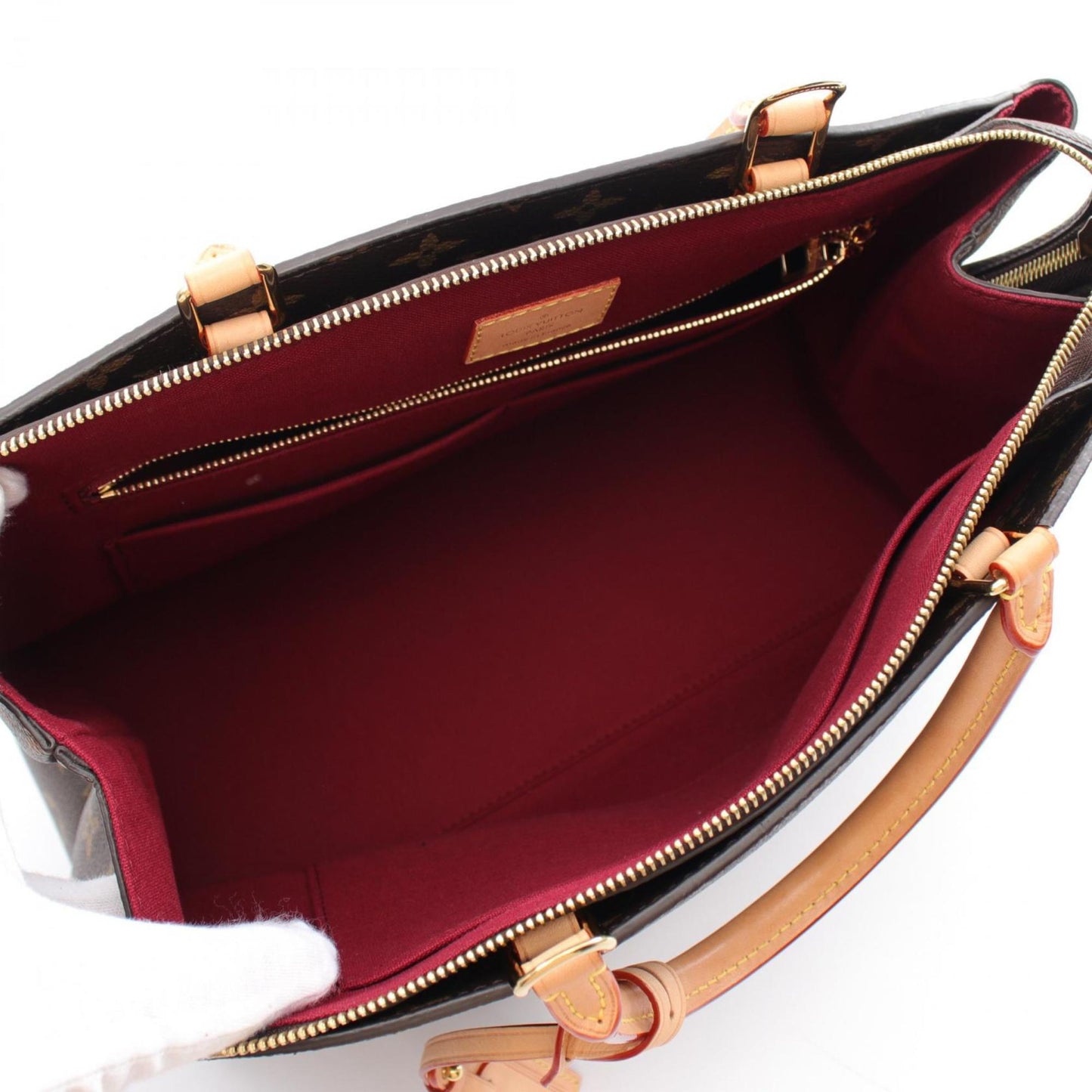 Louis Vuitton Coated Canvas Brown Handbags