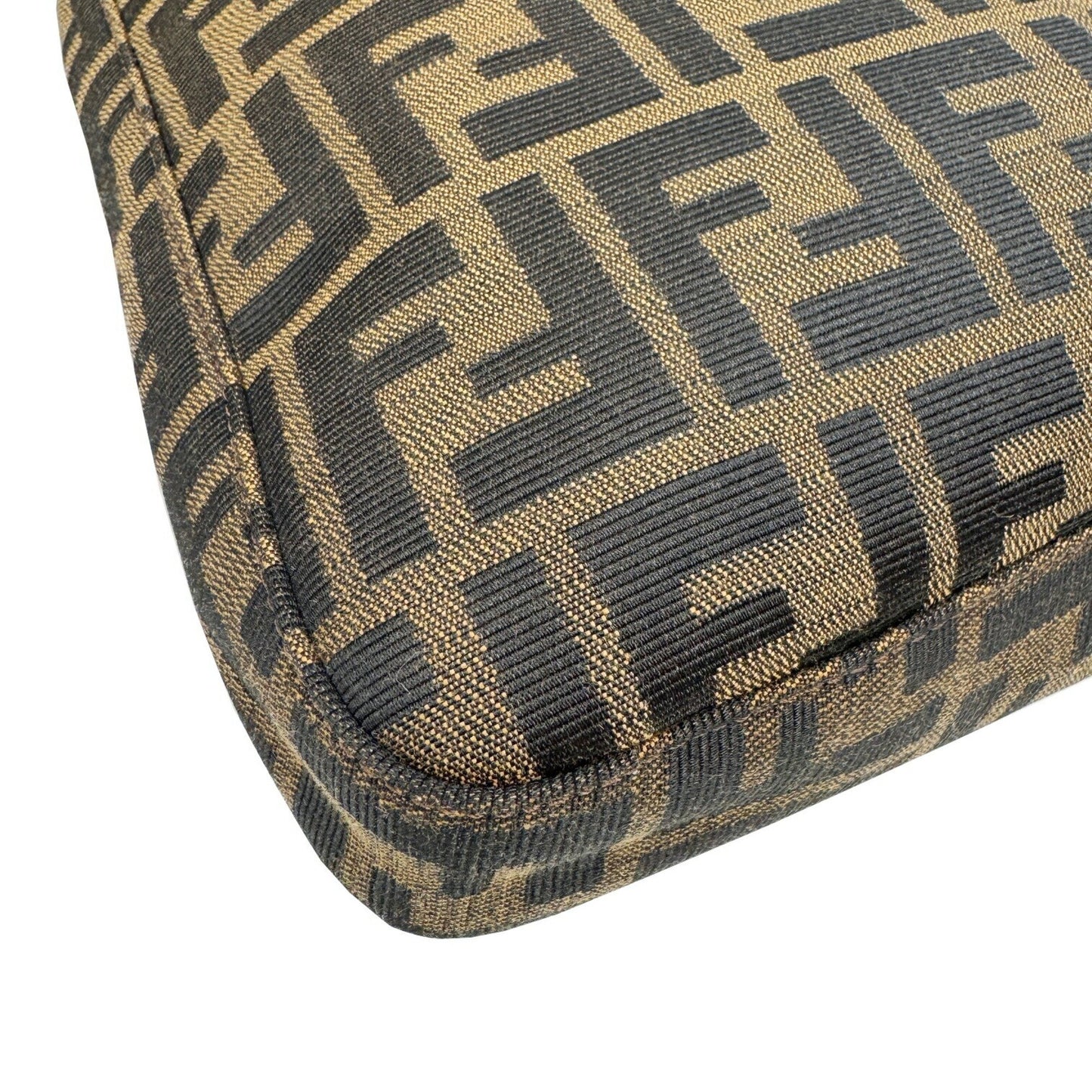 Fendi Canvas Brown Shoulder Bags