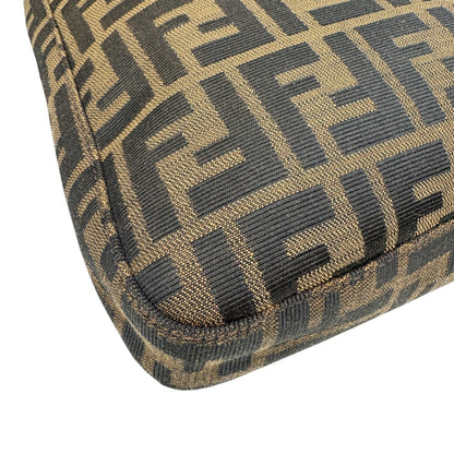 Fendi Canvas Brown Shoulder Bags