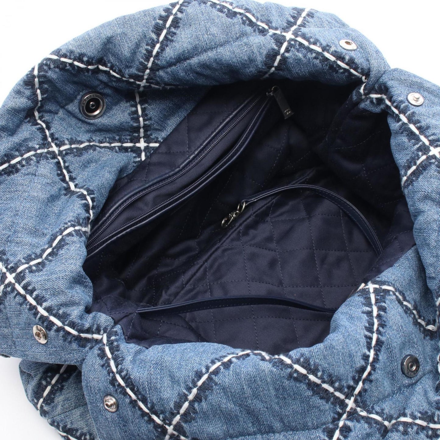 Chanel Denim Blue Tote Bags