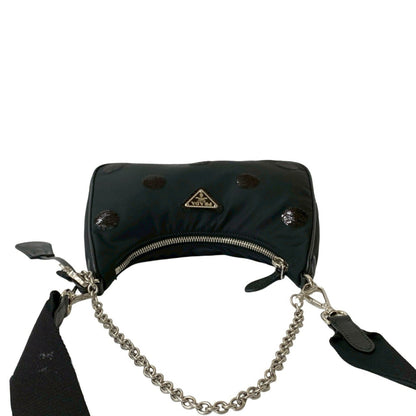 Prada Nylon Black Shoulder Bags