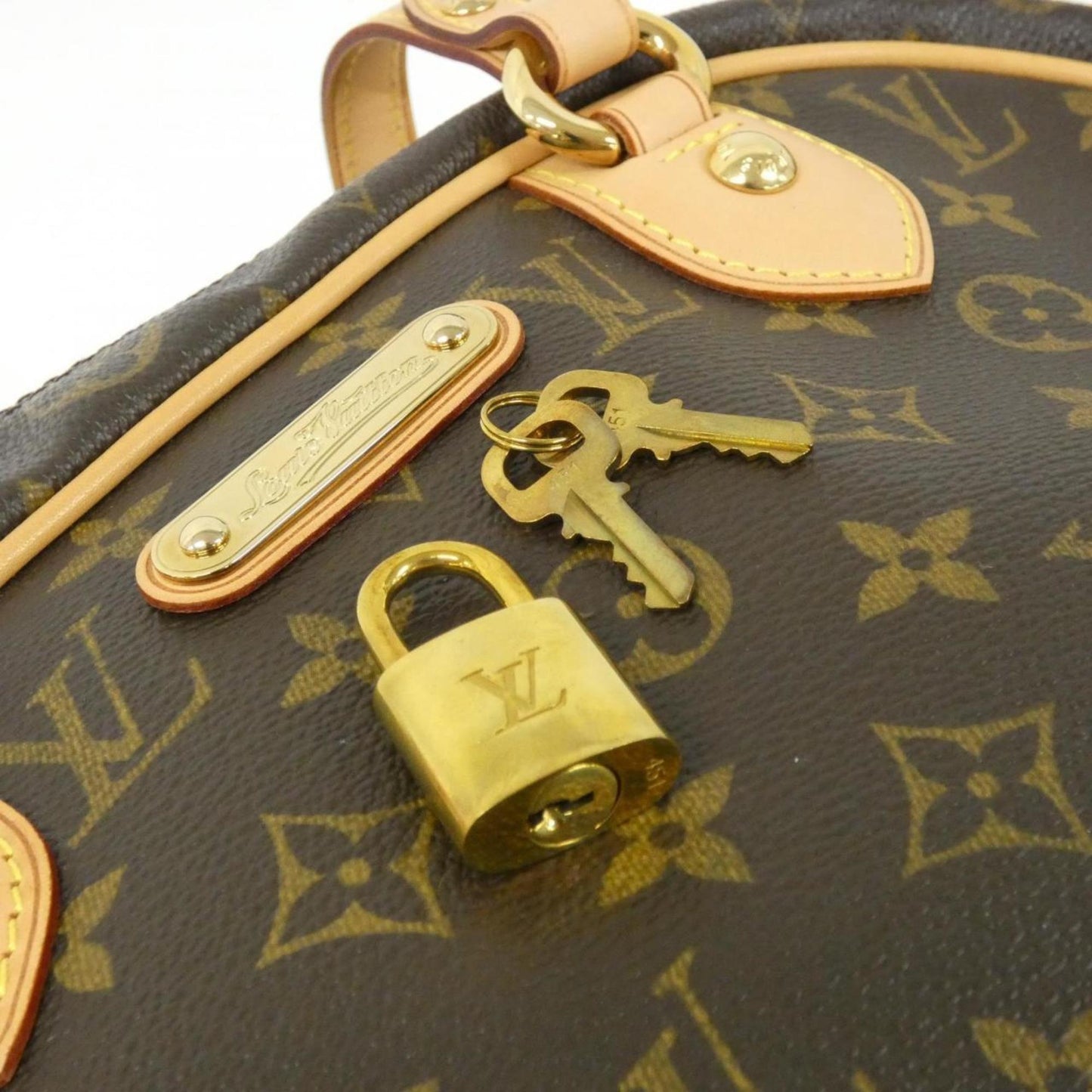 Louis Vuitton Coated Canvas Brown Shoulder Bags