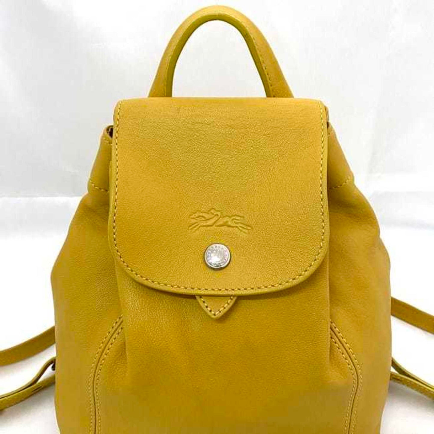 Longchamp Others Yellow Backpacks
