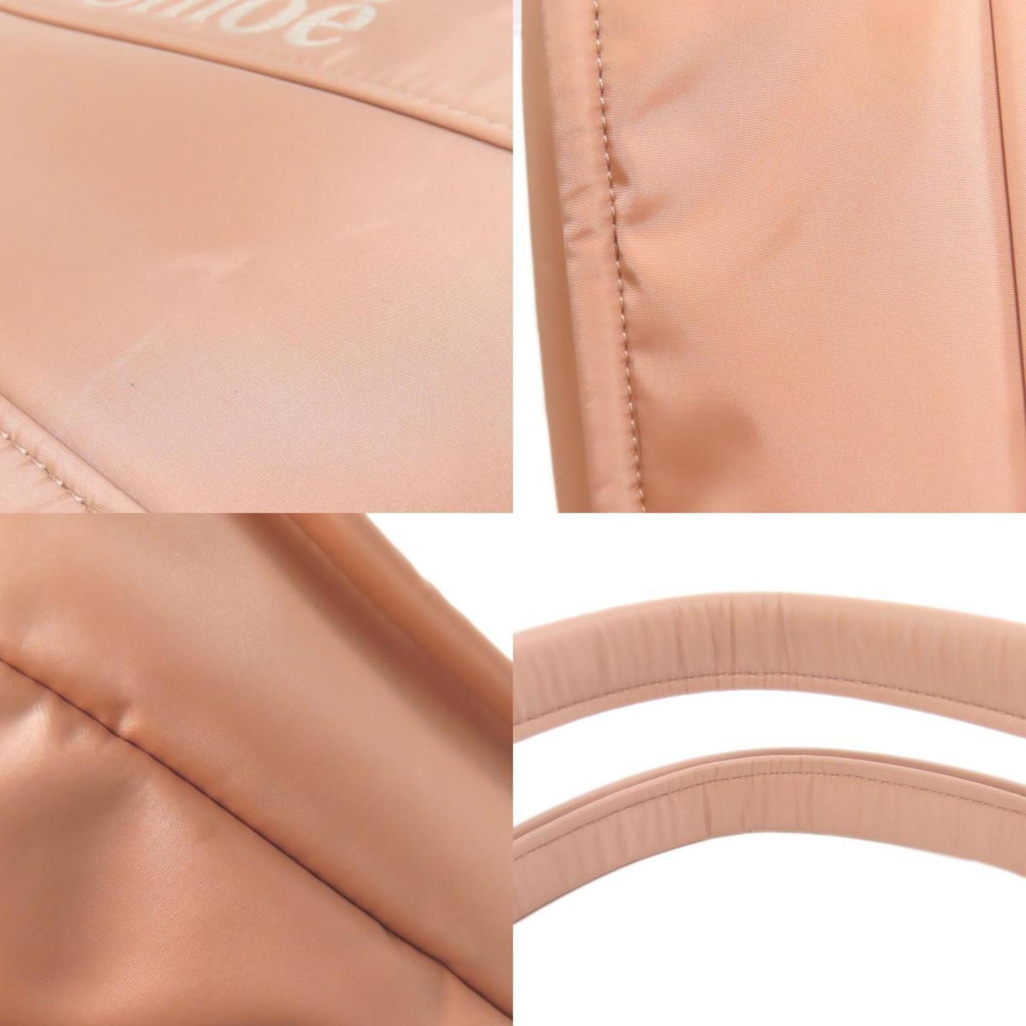 Chloé Nylon Pink Tote Bags